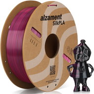 Alzament PLA Silk Dual colour 1 kg Black-Rose Red - Filament