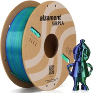 Alzament PLA Silk Dual colour 1 kg Blue-Green - Filament