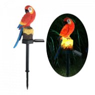 Alum Dekoratívna LED solárna lampa Papagáj – červená - Dekoratívne osvetlenie