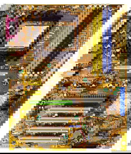 FOXCONN NF4K8AC-RS, nForce4, PCIe x16, DualChannel DDR400, SATA RAID, USB2.0, LAN, mATX, sc939 - Motherboard - Hauptbild