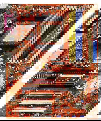 FOXCONN NF4SK8AA-8EKRS, nForce4 SLI, PCIe x16, DualChannel DDR400, SATA II RAID, USB2.0, FW, 2x GLAN - Motherboard - Hauptbild