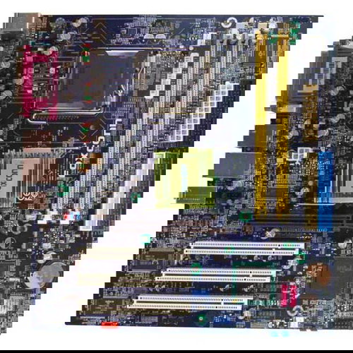 FOXCONN 865PE7MC-ES, i865PE/ICH5, AGP x8, DualChannel DDR400, SATA, FW, USB2.0, LAN, mATX, sc775 - Motherboard - Main image