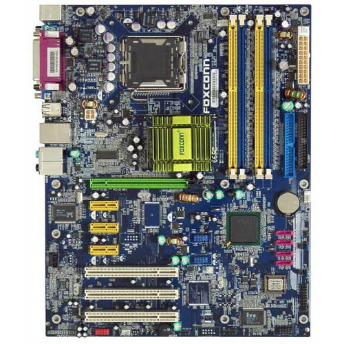 FOXCONN 915A03-G-8KS, i915G/ICH6, int.VGA + PCIe x16, DualChannel DDR400, SATA, USB2.0, GLAN, sc775 - Motherboard - Main image