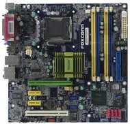 FOXCONN 915M03-G-8LS2, i915G, int.VGA + PCIe x16, DualChannel DDR2, SATA, USB2.0, LAN, mATX sc775 - Motherboard