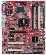 FOXCONN 925XE7AA-8EKRS2, 925EX/ICH6R, PCIe x16, DualChannel DDR2, SATA RAID, FW, USB2.0, GLAN, sc775 - Motherboard