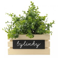 AMADEA Wooden Box for Herbs made of Solid Wood with the Possibility of Chalk Writing, 24x14x11,5cm - Storage Box