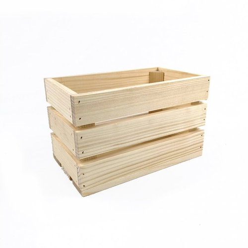 AMADEA Wooden Box made of Solid Wood, 24x15x14cm - Storage Box - Main image