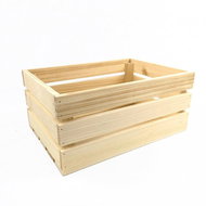 AMADEA Wooden Box made of Solid Eood, 34x24x15cm - Storage Box