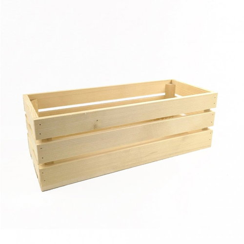 AMADEA Wooden Box made of Solid Wood, 45x19x15cm - Storage Box - Main image