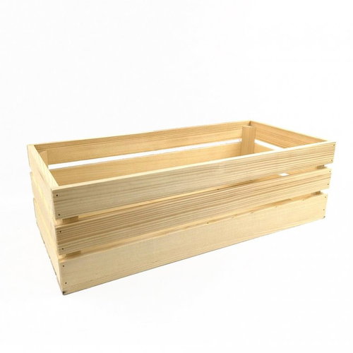 AMADEA Wooden Box made of Solid Wood, 50x24x15cm - Storage Box - Main image