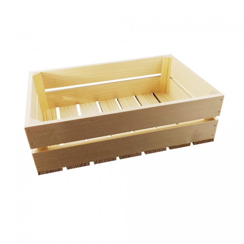 AMADEA Wooden Box made of Solid Wood, 40 x27 x 12cm - Storage Box - Main image