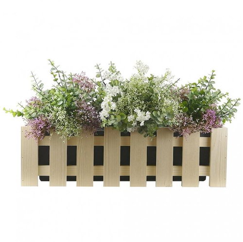 AMADEA Wooden Box Case, 62x21,5x18cm - Decorative Planter - Main image