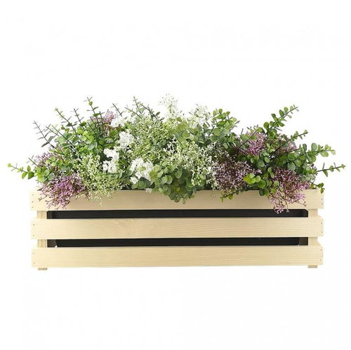AMADEA Wooden Box Case, 62x21,5x17cm - Decorative Planter - Main image