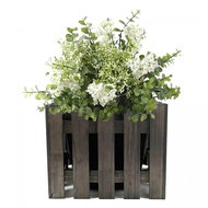 AMADEA Wooden Cover for a Dark Flowerpot, 37x37x30cm - Decorative Planter