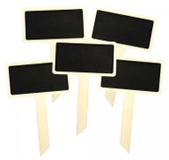 AMADEA Wooden jar - Set of 5 large herb labels, 15x10 cm - Growing Accessory