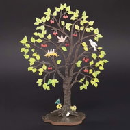 AMADEA Wooden 3D Coloured Tree - Cherry, Height of 17cm - Decoration