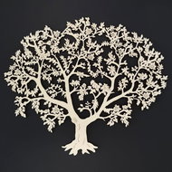 AMADEA Wooden tree, natural hanging decoration, 27 cm - Christmas Decoration