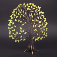 AMADEA Wooden 3D Coloured Tree, Height of 23cm - Decoration