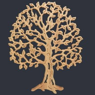 AMADEA Wooden Tree, Solid Wood, 53x43x2,5cm - Decoration