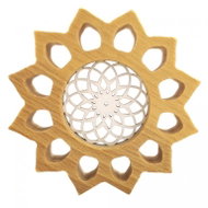 AMADEA Mandala with Insert for Hanging, Solid Wood, Diameter  of 12cm - Decoration