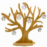 AMADEA Wooden 3D Tree with Flakes, Solid Wood, Height of 20cm - Decoration