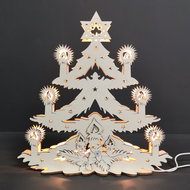 AMADEA Wooden Christmas tree portal, 29x29x10 cm - Christmas Decoration
