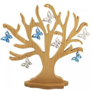 AMADEA Wooden 3D Tree with Colourful Bow Ties, Solid Wood, Height of 20cm - Decoration