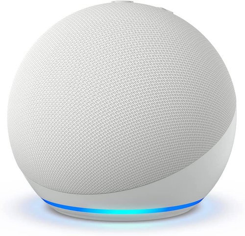 Amazon Echo Dot (5th Gen) Glacier White - Voice Assistant - Main image