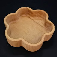 AMADEA Wooden Bowl in the Shape of a Flower, Solid Wood, size 15x16x4.5cm - Small Bowl