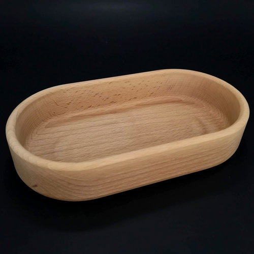 AMADEA Wooden Bowl, Oval, Solid Wood, Size of  22x12x4,5cm - Small Bowl - Main image