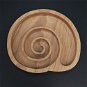 AMADEA Wooden Bowl in the Shape of a Shell, Solid Wood, size 22.5x20.5x2cm - Bowl