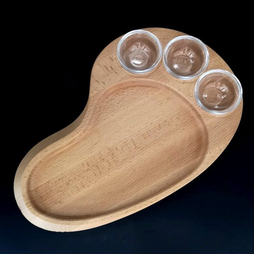 AMADEA Wooden Serving Tray BIGFOOT, Solid Wood, 45x28x3cm - Tray - Main image
