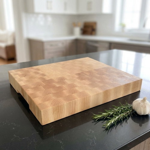 AMADEA Wooden Butcher's Chopping Board, Solid Wood, 29.5x39.5x5cm - Cutting Board - Main image