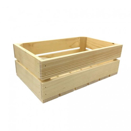 AMADEA Wooden Box made of Solid Wood, 34x21x12cm - Storage Box - Main image