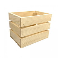 AMADEA Wooden Box made of Solid Wood, 20x15x14cm - Storage Box