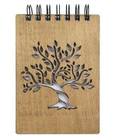 AMADEA Dřevěný zápisník A6 - strom - Zápisník
