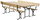 Bavord Lux beer set with backrest 220×70cm