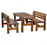 Ambitent Bavord Masiv beer set 150×70cm - Garden Furniture