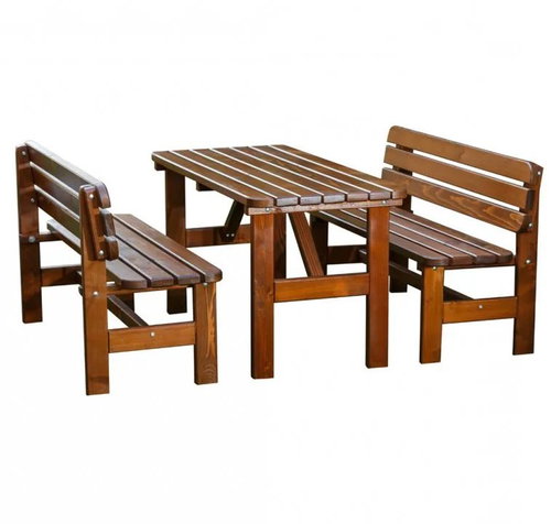 Ambitent Bavord Masiv beer set 150×70cm - Garden Furniture - Main image