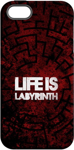 MojePouzdro "Life is a maze" + protective glass for iPhone 6 / 6S - Protective Case - Main image