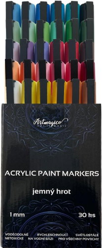 Artmagico Acrylic marker with fine tip - UNI BASIC - Marker - Main image