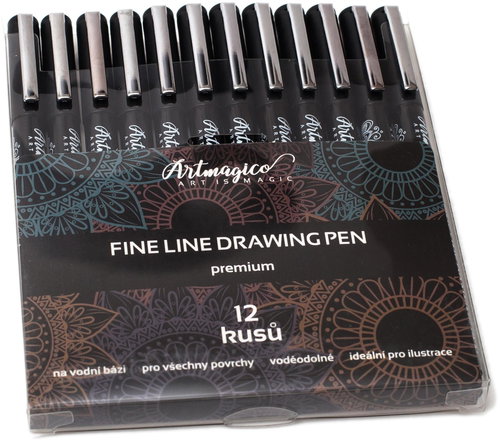 Artmagico Fine line set 12 pcs - Fineliner Pens - Main image