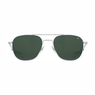 American Optical Original Pilot silver with green lenses size 55 - Sunglasses