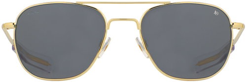 American Optical Original Pilot gold polarized with grey lenses size 52 - Sunglasses - Main image