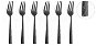 AMEFA FECILITY DESSERT FORK, 6PCS, BLACK - Cutlery Set