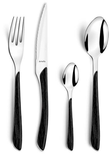 AMEFA Cutlery set ECLAT NATURE 16pcs, black - Cutlery Set - Main image