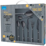 Amefa Manille 42pcs, All You Need, Black - Cutlery Set