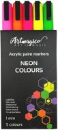 Artmagico akrylové popisovače s jemným hrotom – neónové – 5 ks - Popisovače