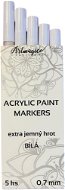 Artmagico akrylový popisovač 5 kusů bílá 0,7 mm - Markers