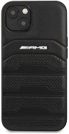 AMG Genuine Leather Perforated Back Cover for Apple iPhone 13 Black - Phone Cover